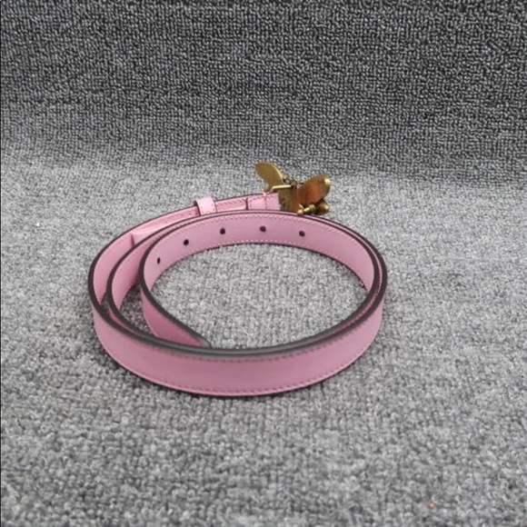 Brand new Authentic Gucci pink Bar”bee”-Hard to find color- bee belt main image 10